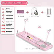 Automatic Rebound Abdominal Wheel Fitness Board