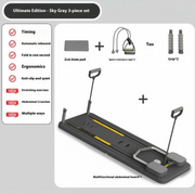 Automatic Rebound Abdominal Wheel Fitness Board