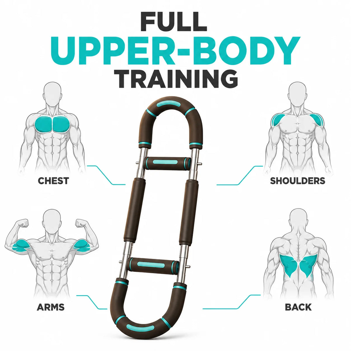 Adjustable U-Shaped Upper Body Strength Trainer