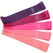 Resistance Bands Set – 5 Rubber Bands for Pilates & Yoga