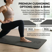 Extra Large TPE Yoga Mat, 48" x 72", 6 mm