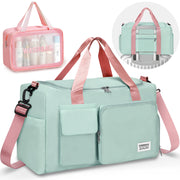 Gym Duffel Bag with Wet and Dry Compartments