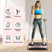 Vibration Plate Exercise Machine with Remote & Bands