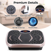 Vibration Plate Exercise Machine with Remote & Bands