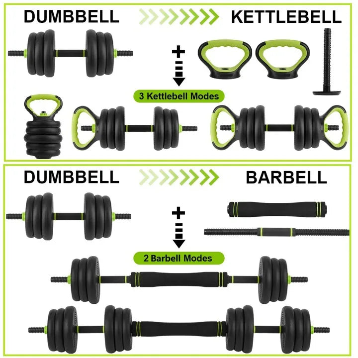 TWISTER.CK 4-in-1 Adjustable Dumbbell Set