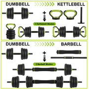 TWISTER.CK 4-in-1 Adjustable Dumbbell Set