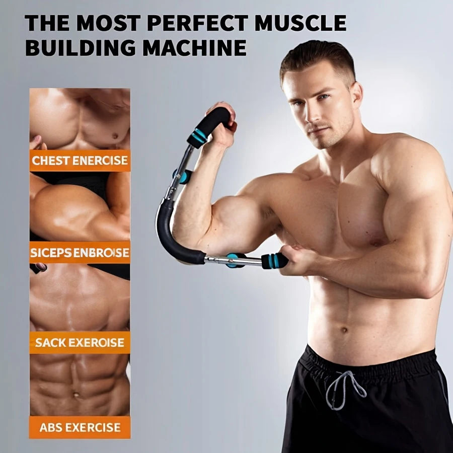 U-Shaped Power Twister for Arm and Chest Training