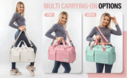 Gym Duffel Bag with Wet and Dry Compartments