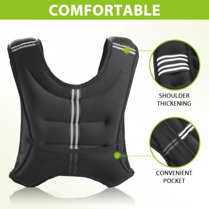 12 lb Weighted Workout Vest