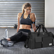 Gym Duffel Bag with Wet and Dry Compartments