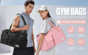 Gym Duffel Bag with Wet and Dry Compartments