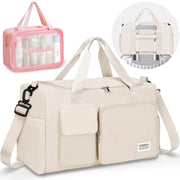 Gym Duffel Bag with Wet and Dry Compartments